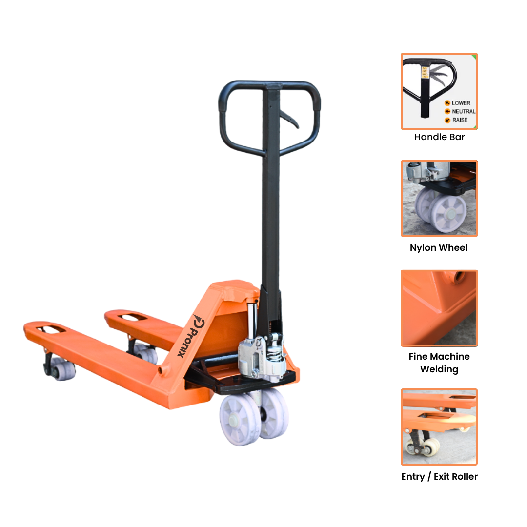Pronix EZ Series Hand Pallet Truck 2.5 Ton with Fork Length 1150x550mm EZ-HPT-25 Pronix EZ Series Hand Pallet Truck 2.5 Ton with Fork Length 1150x550mm EZ-HPT-25