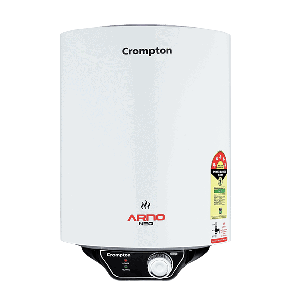 Crompton Storage Water Heater 15L Capacity 5 Star Rated with Copper Heating Element Arno Neo Crompton Storage Water Heater 15L Capacity 5 Star Rated with Copper Heating Element Arno Neo