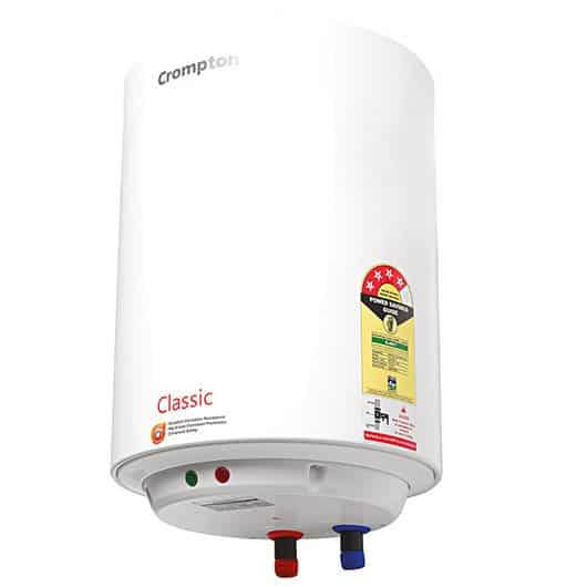 Crompton Water Heater 25L Capacity 4 Star Rated with Energy Efficiency Classic