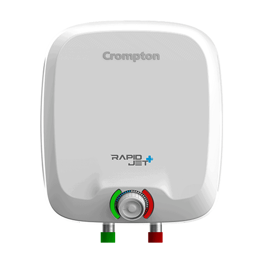 Crompton Water Heater 6L Capacity 3kW 5 Star Rated with Powerful Heating Element Rapidjet Plus