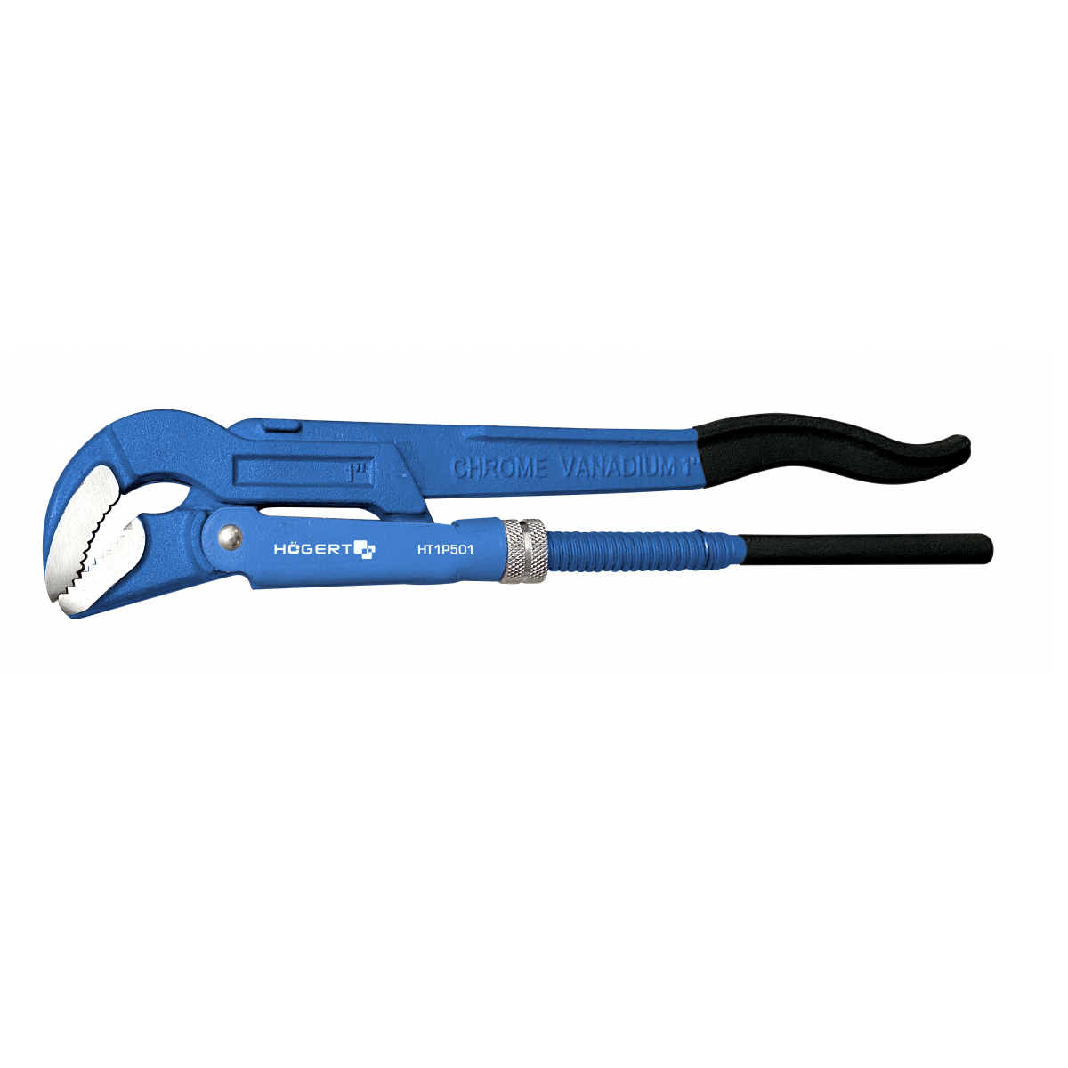 Hoegert Technik Adjustable Pipe Wrench 45° 320mm / 1 Hoegert Technik Adjustable Pipe Wrench 45° 320mm / 1