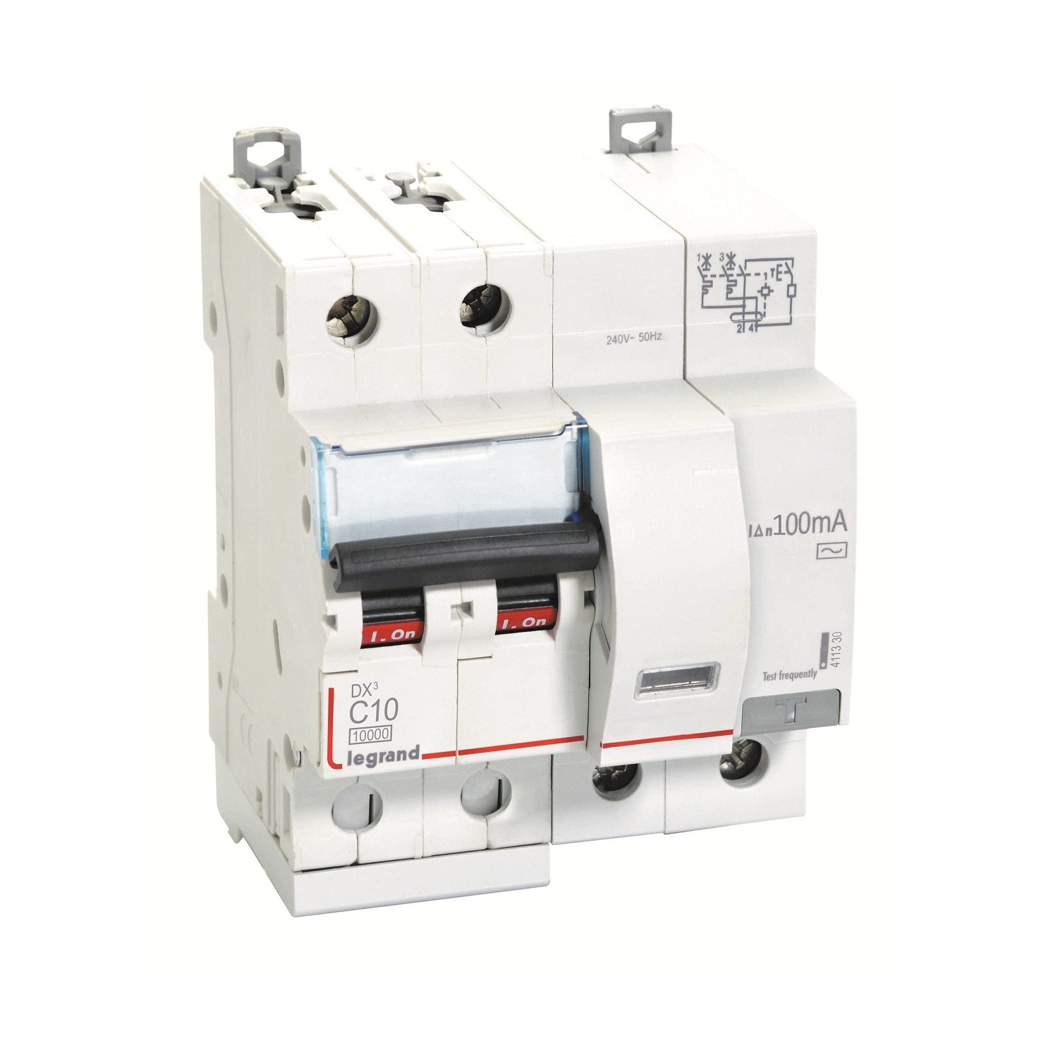 Legrand DX3 RCBO Assembled for AC Applications Upto 63A Double Pole 240V AC Type (Pack of 2) Legrand DX3 RCBO Assembled for AC Applications Upto 63A Double Pole 240V AC Type (Pack of 2)