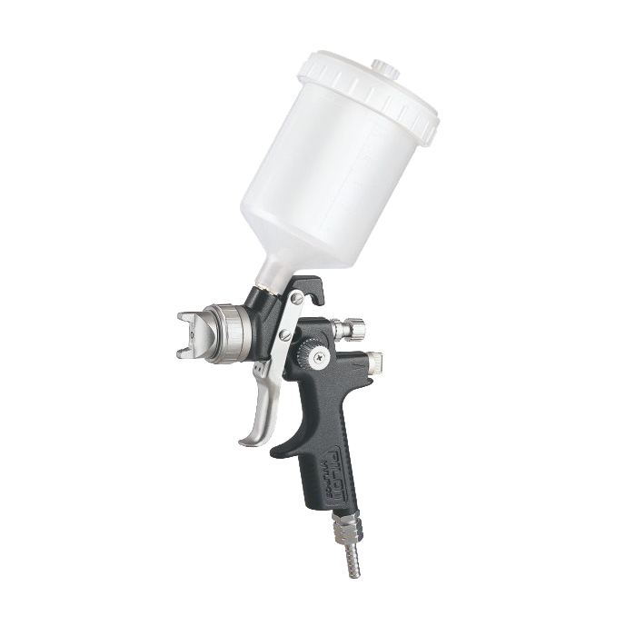 Pilot High Volume Low Pressure Spray Gun with Plastic Cup 0.57L Capacity HVLP-03