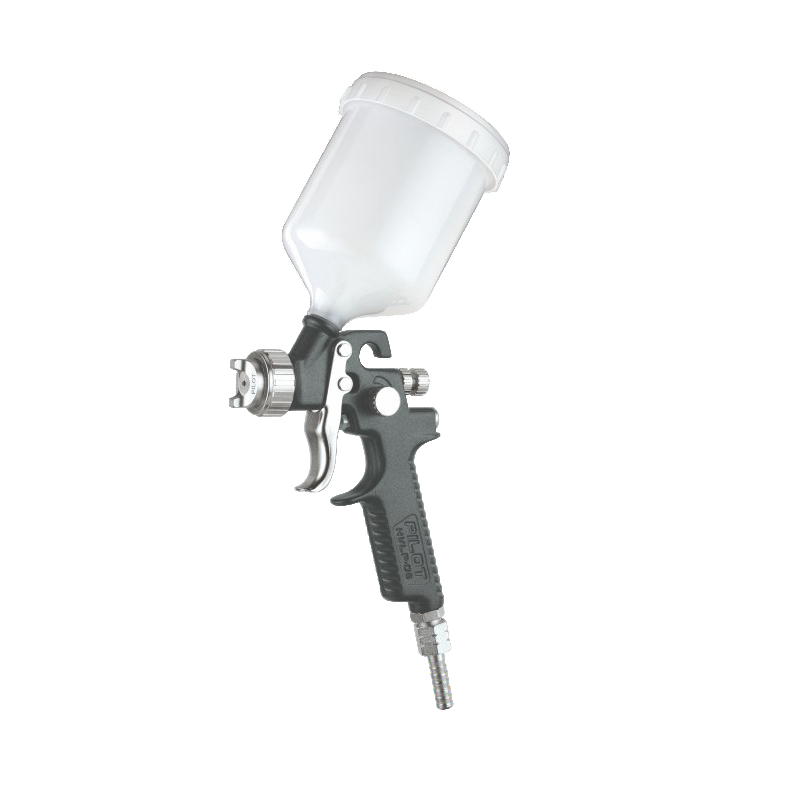 Pilot High Volume Low Pressure Spray Gun with Plastic Cup 0.35L Capacity HVLP-06