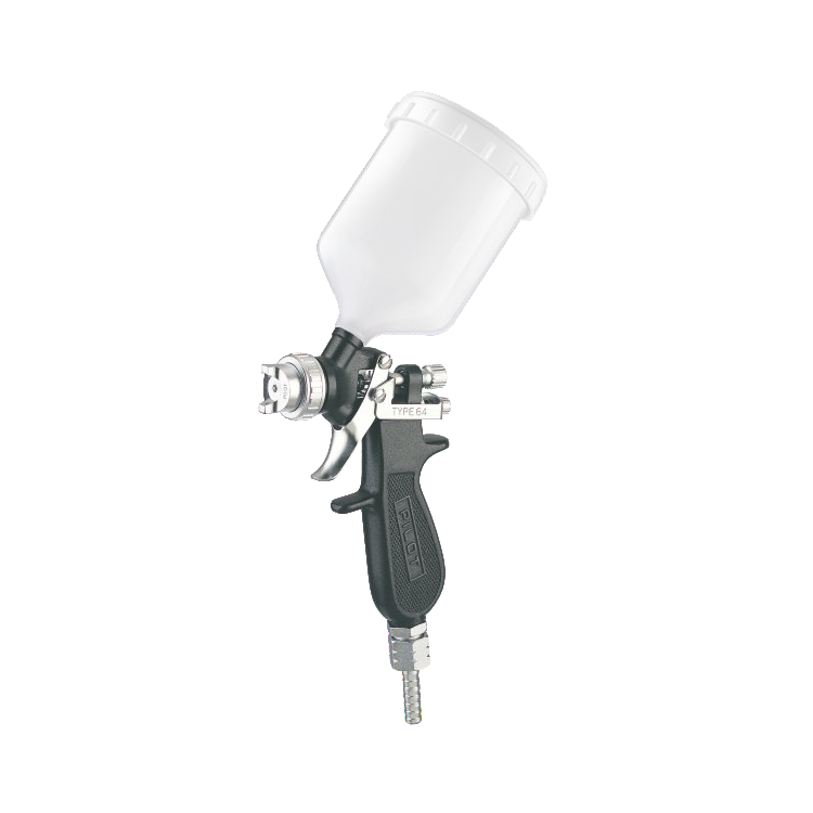 Pilot Spray Gun with Plastic Top Feed Cup 0.34L Capacity Type-64N Pilot Spray Gun with Plastic Top Feed Cup 0.34L Capacity Type-64N
