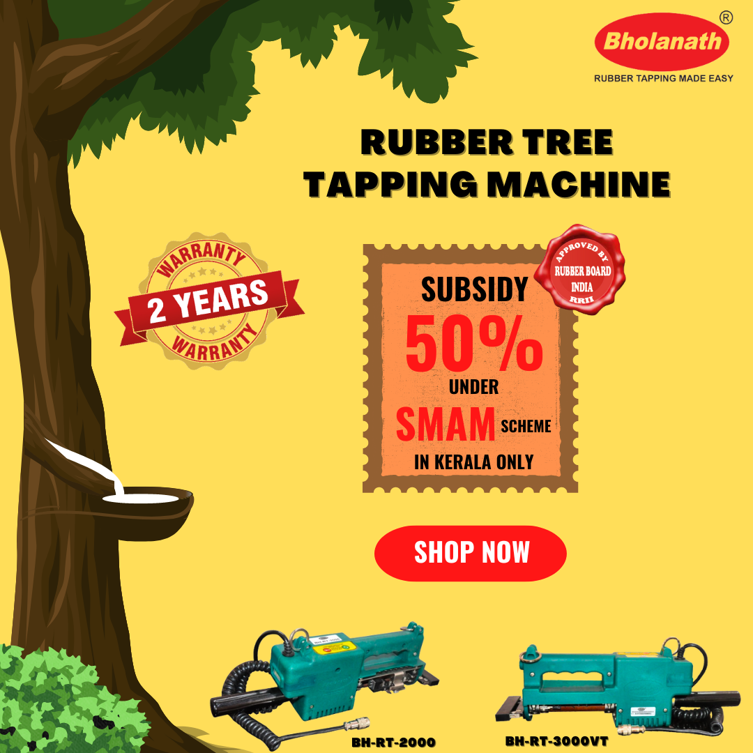 Bholanath Portable Rubber Tree Tapping Machine BH-RT-3000VT for New Tree