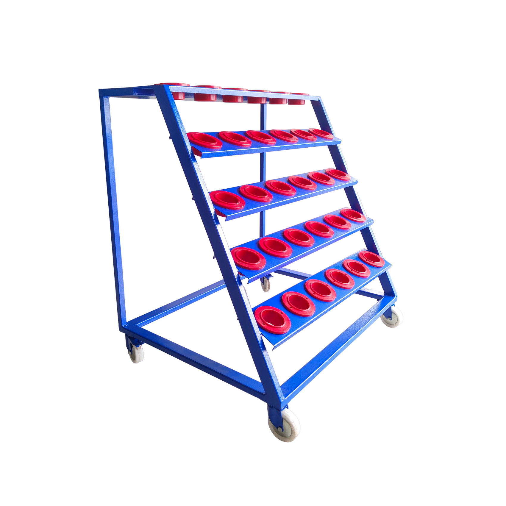 Technocart Tool Holder Trolley for HSK-100 with 5 Racks & 30 Pockets