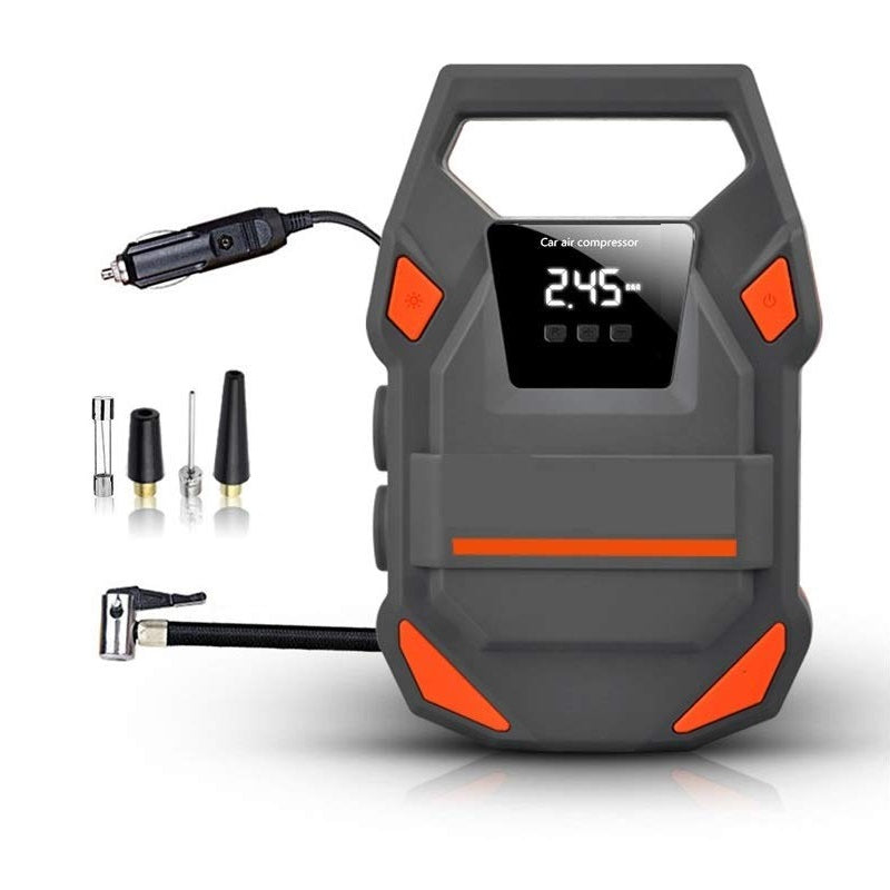 Vantro Smart Digital Tyre Inflator 150 PSI with LED & Emergency Light Vantro Smart Digital Tyre Inflator 150 PSI with LED & Emergency Light