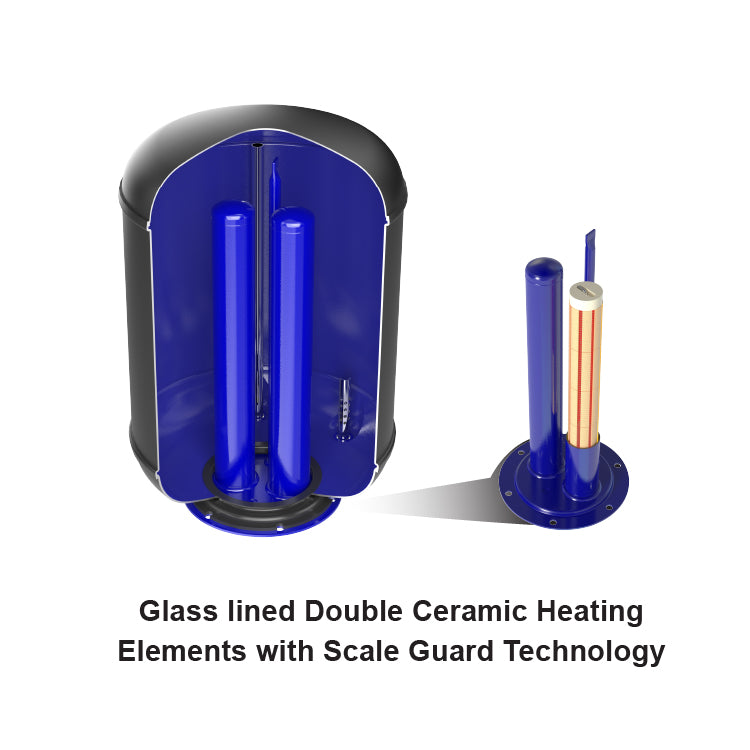 Venus Vertical Water Heater 15L Capacity with Flexible Hose Pipe Splash Pro Smart