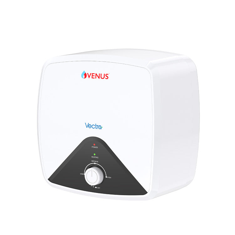 Venus Vertical Water Heater 25L Capacity with Flexible Hose Pipe Vectra