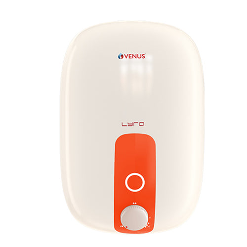 Venus Water Heater 15L Capacity with Flexible Hose Pipe Lyra Ivory