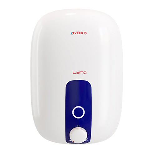 Venus Water Heater 25L Capacity with Flexible Hose Pipe Lyra White