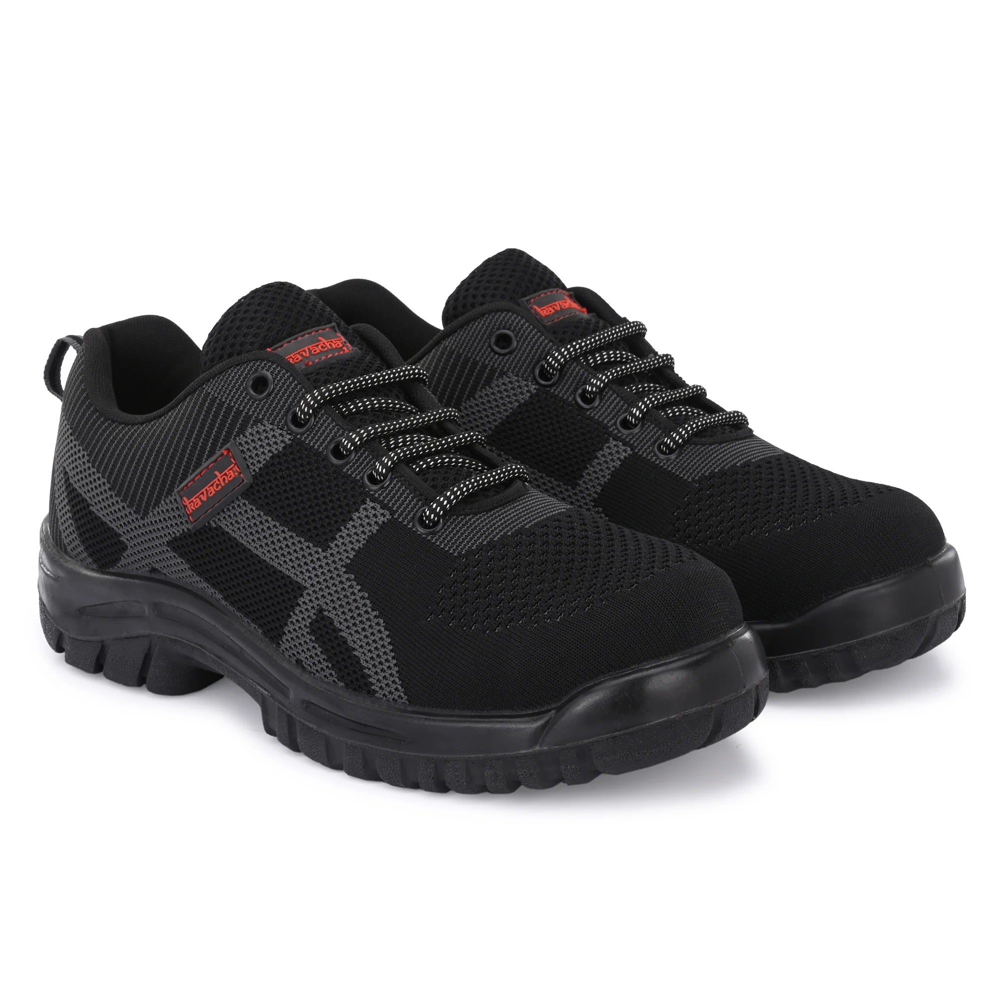 Kavacha Steel Toe Safety Shoe with Knitted Upper and PU Sole Air S211
