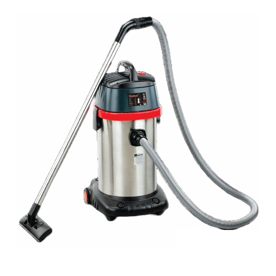 Eastman Industrial Wet and Dry Vacuum Cleaner with Wheels 30L 1000W EVC-030 Eastman Industrial Wet and Dry Vacuum Cleaner with Wheels 30L 1000W EVC-030