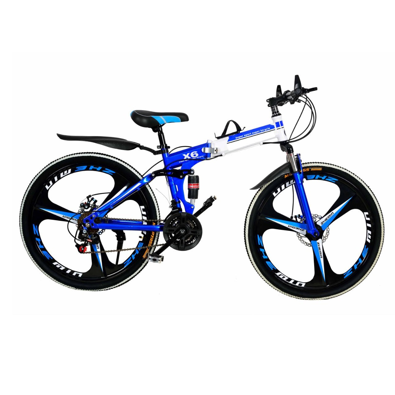 TCT 21 Speed Foldable 3 Blades Mac Wheels Bicycle TCT 21 Speed Foldable 3 Blades Mac Wheels Bicycle