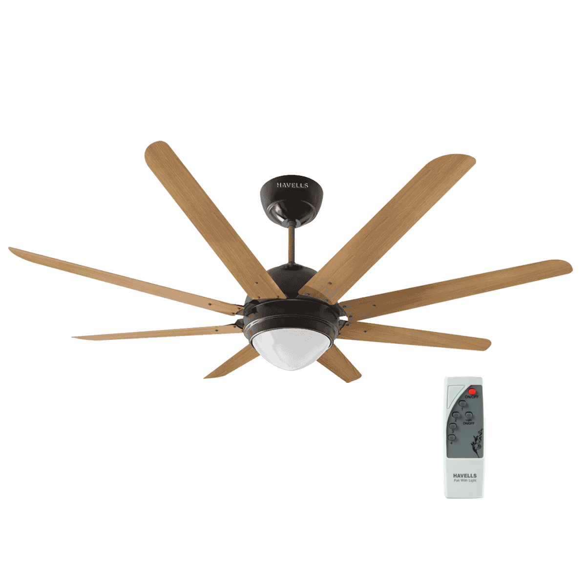 Havells 8 Blade Ceiling Fan 1320mm with Under Light OCTET UL Havells 8 Blade Ceiling Fan 1320mm with Under Light OCTET UL