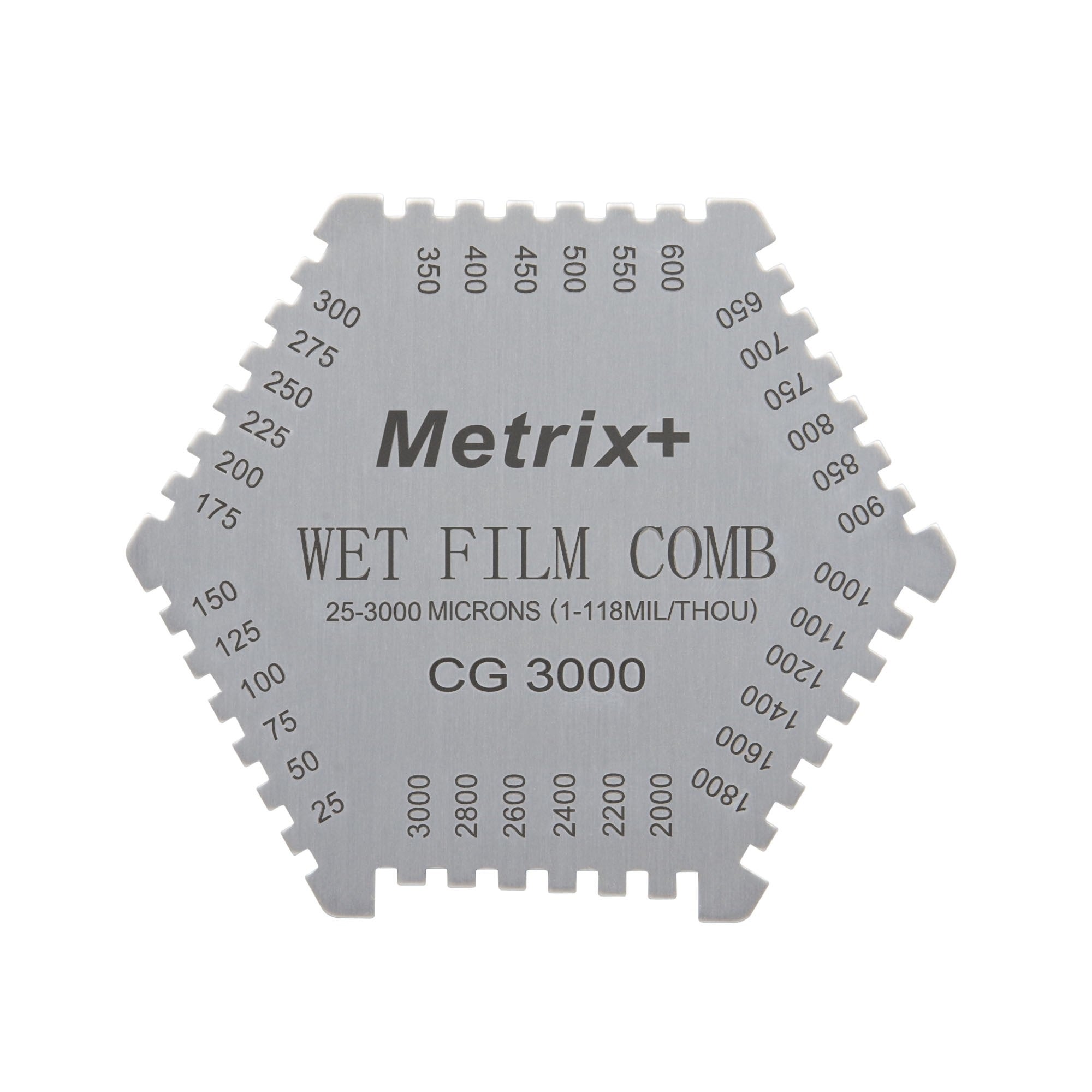 Metrix+ Thickness Gauge Wet Flim Coating 3000um CG 3000