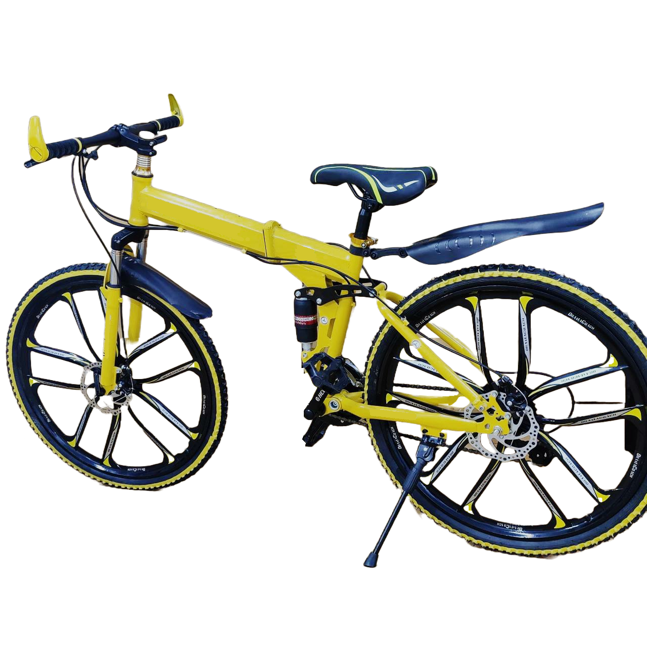 Folding best sale cycling bike
