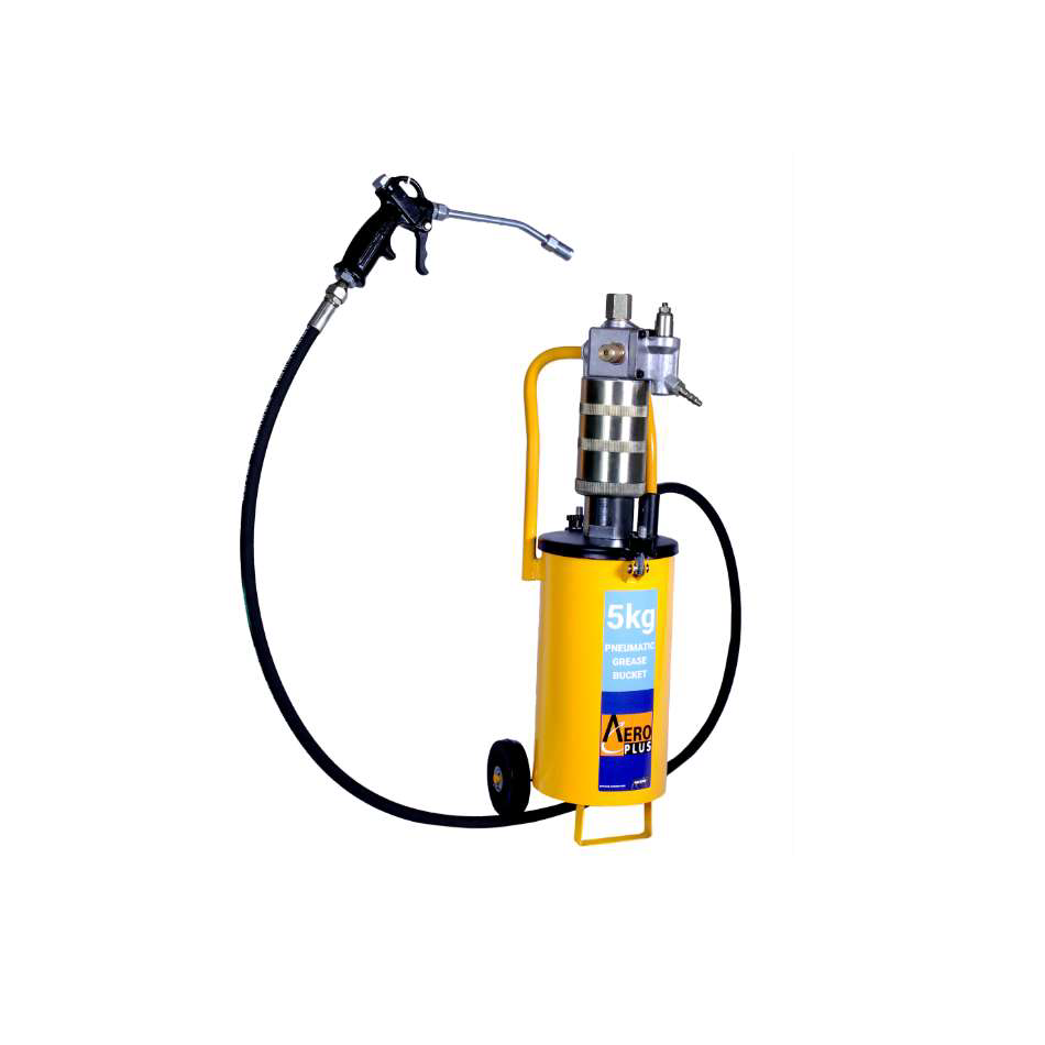 Aero Plus Pneumatic Operated Grease Pump 5Kg Capacity with 2m Hose Pipe & Grease Gun Aero Plus Pneumatic Operated Grease Pump 5Kg Capacity with 2m Hose Pipe & Grease Gun