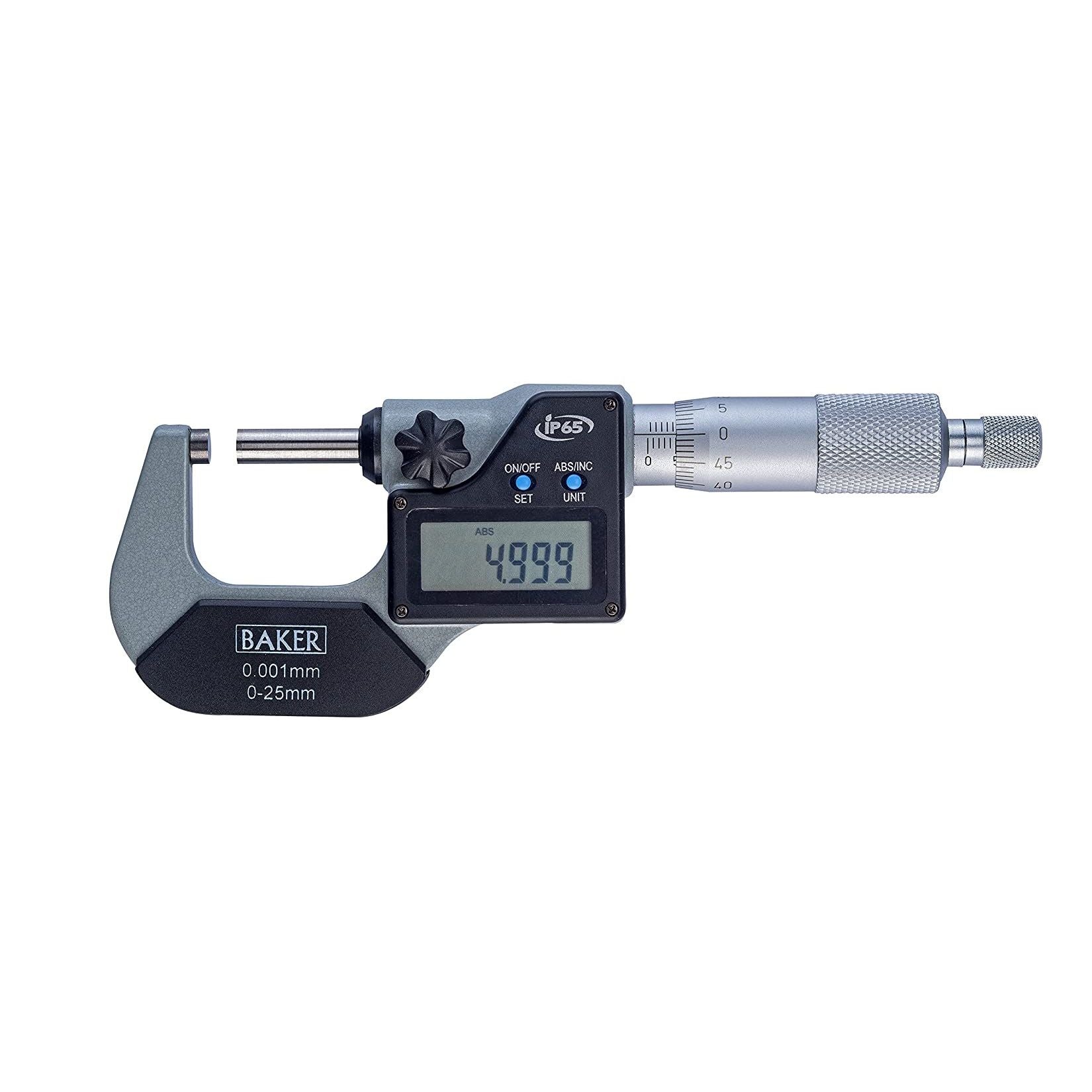Baker Digital External Micrometer DMM 0-50mm