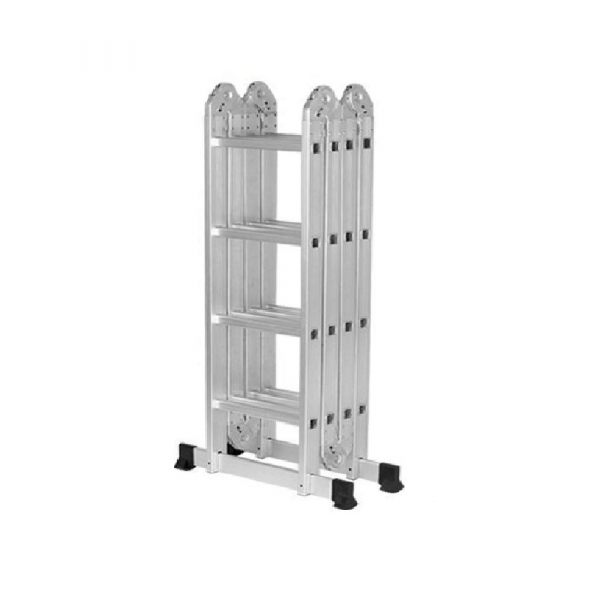 14.5 ft Multipurpose Aluminium Ladder Portable 16 Steps 150Kg Capacity