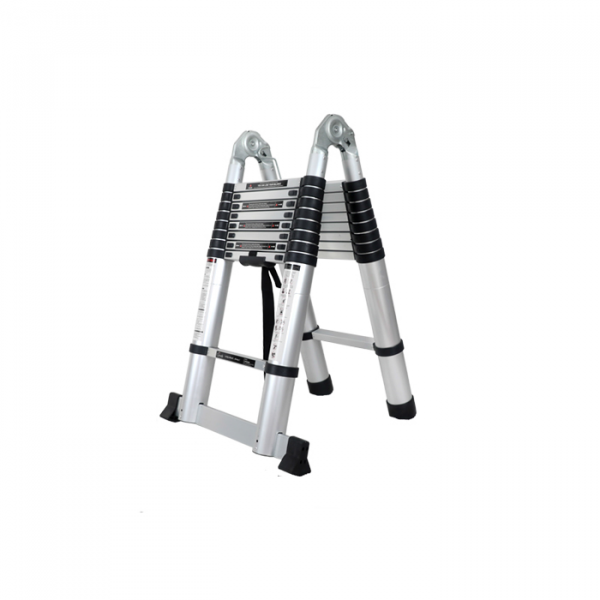 Buy 18 ft Telescopic Aluminium Ladder 18 Steps A Type Portable