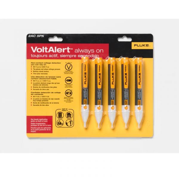 Fluke Non-Contact Voltage Tester 2AC (Pack Of 5)