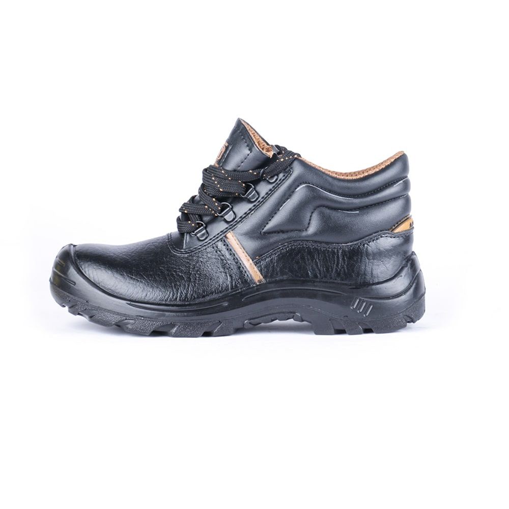 Buy Hillson Apache Leather Steel Toe Black Safety Shoe Online