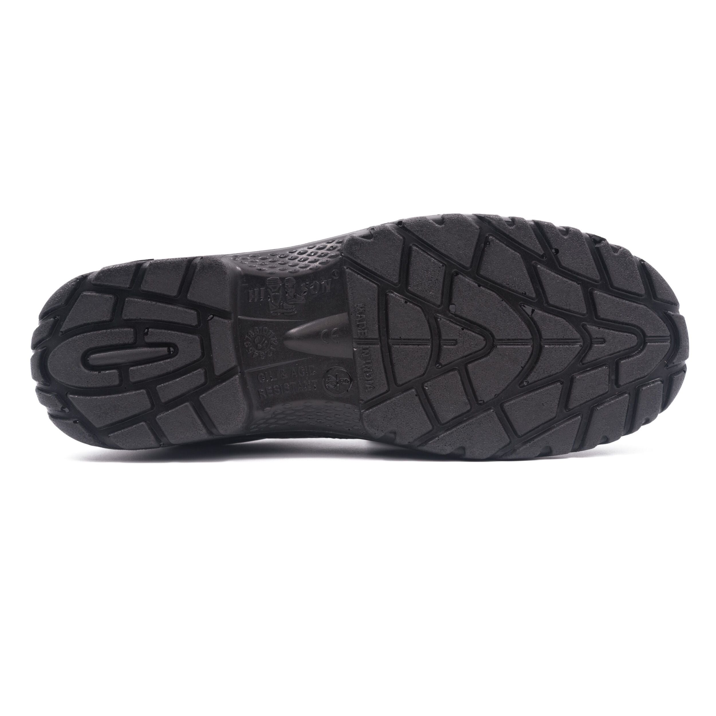 Hillson Argo Leather Steel Toe Black Safety Shoe