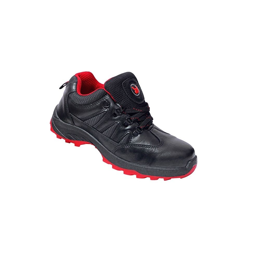 Hillson Swag 1903 Robust Synthetic Leather Dual Density Steel Toe Black Safey Shoe