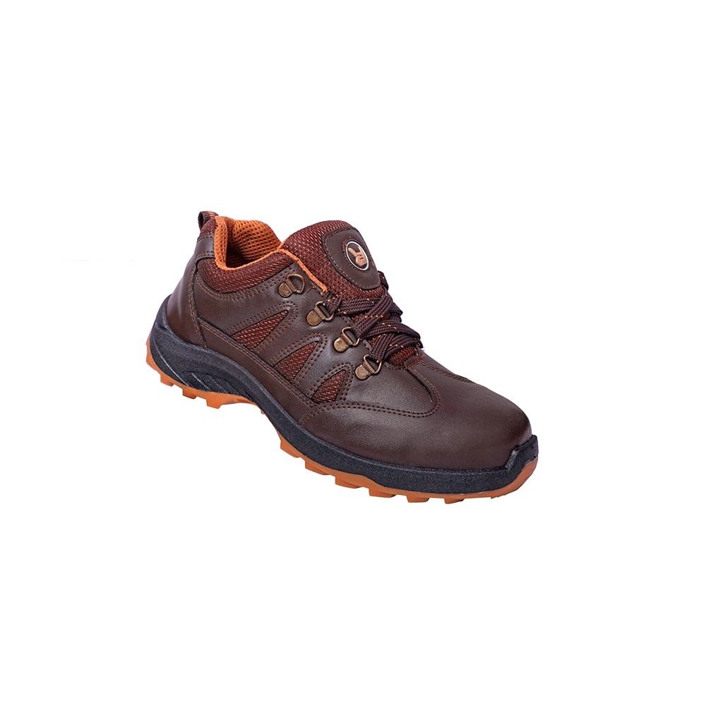 Hillson Swag 1904 Robust Synthetic Leather Dual Density Steel Toe Brown Safey Shoe