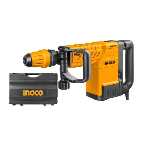 Ingco Demolition Hammer 1500W With Impact Rate 1000-1900bmp PDB15006