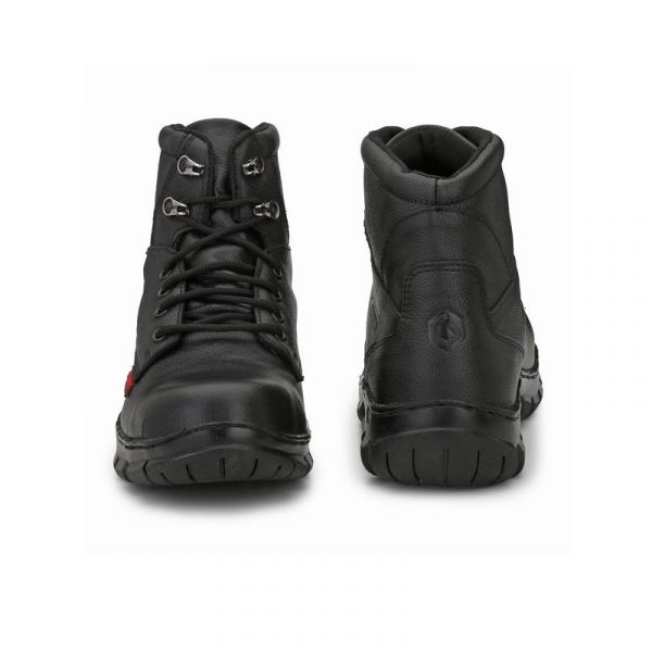 Kavacha Graphene Pure Leather Steel Toe Black Safety Shoe R504
