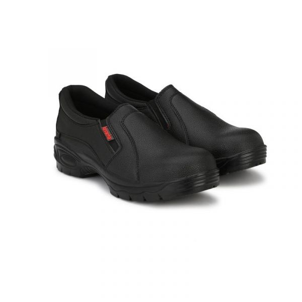 Kavacha Synthetic Steel Toe Black Safety Shoe S62