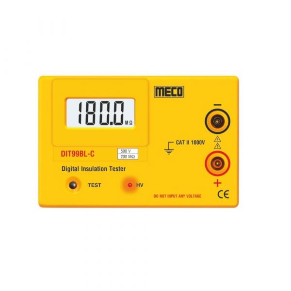 Meco 1000V Digital Insulation Tester DIT99BL-E Meco 1000V Digital Insulation Tester DIT99BL-E