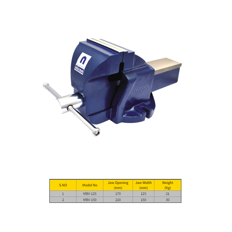 Nicon Mechanics Bench Vise N-141 Nicon Mechanics Bench Vise N-141