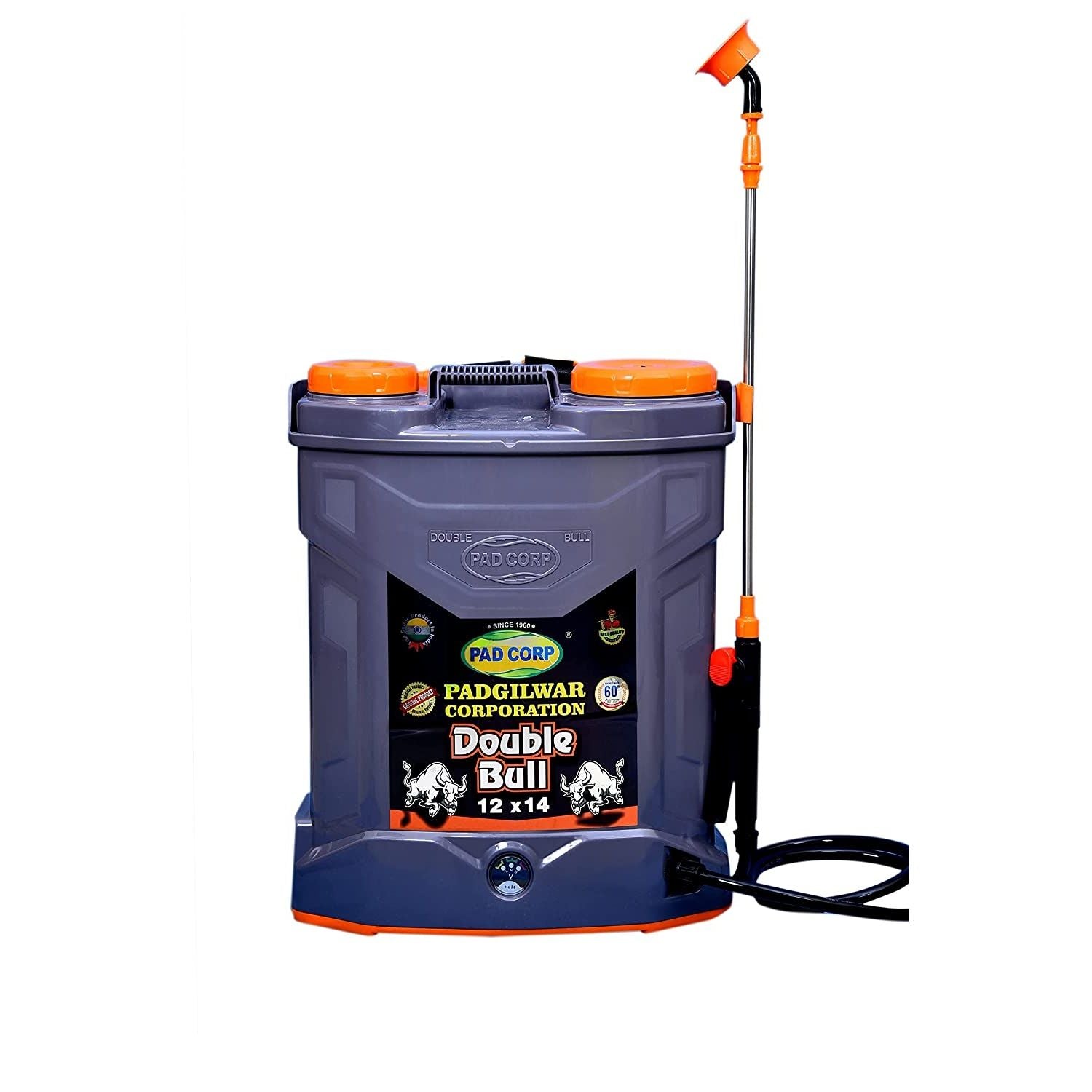 Pad Corp High Pressure Double Motor Bull Battery Operated Sprayer 18L