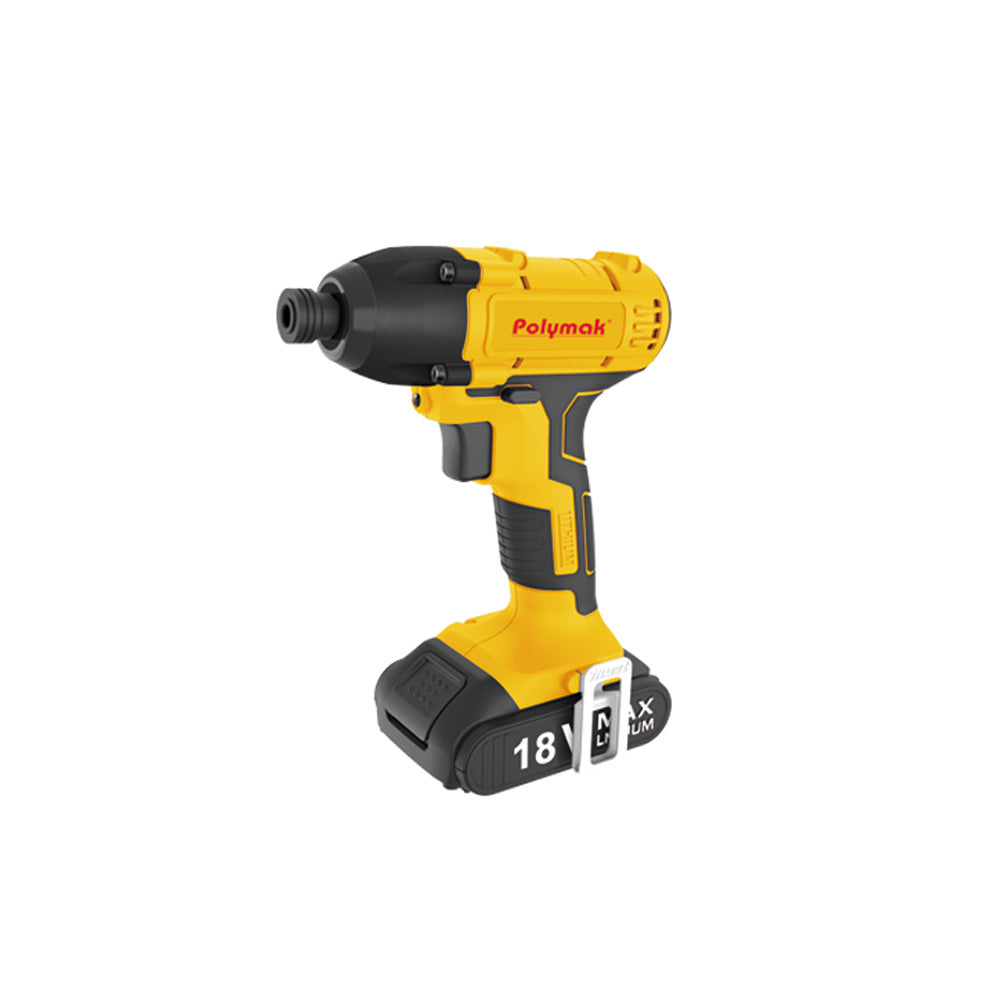 Polymak Cordless Impact Driver 18V 1/4 Polymak Cordless Impact Driver 18V 1/4