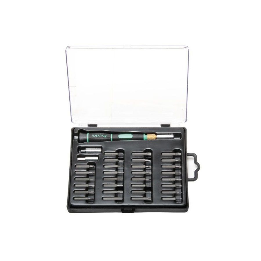Proskit 33 Pcs Screw Driver Set with Bits SD-9803 Proskit 33 Pcs Screw Driver Set with Bits SD-9803