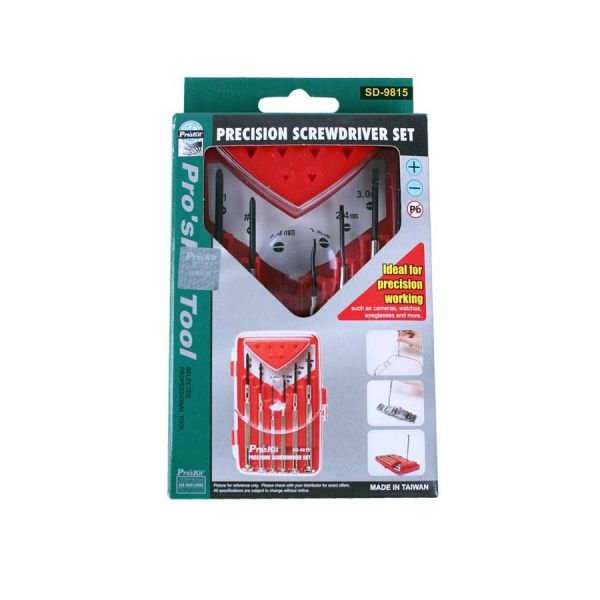 Proskit 6 Pcs Precision ScrewDriver Set SD-9815