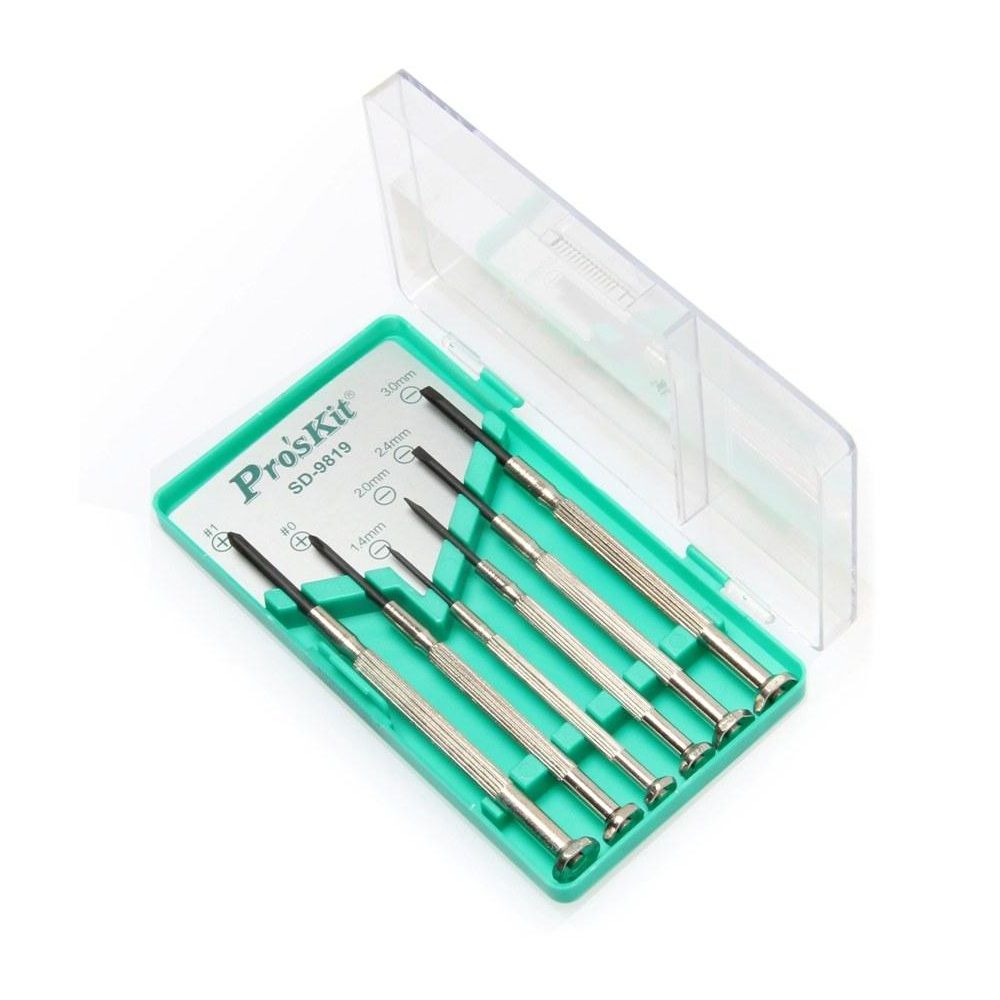 Proskit Precision ScrewDriver Set SD-9819 (Pack of 2) Proskit Precision ScrewDriver Set SD-9819 (Pack of 2)