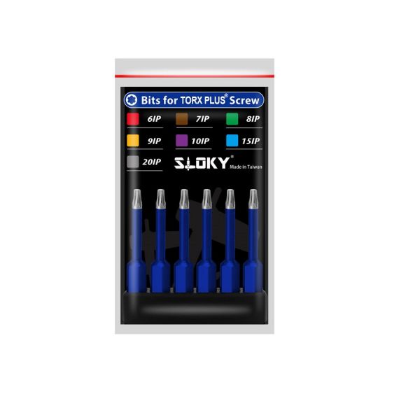 Sloky Torx Plus Screws 6 Bits 50mm