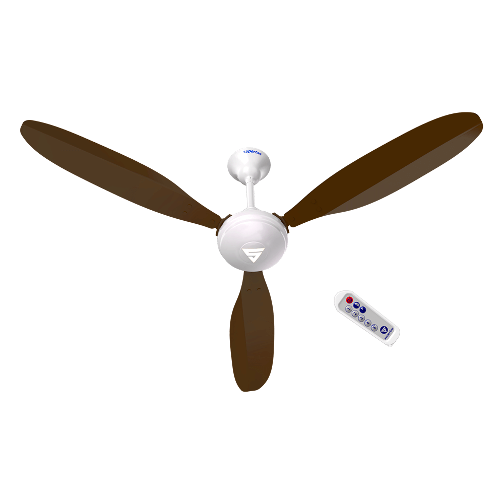 Superfan BLDC Motor Ceiling Fan 1200mm with Remote Control Energy Efficient 35W Super X1