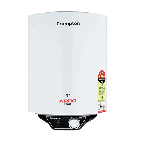 Crompton Storage Water Heater 15L Capacity 5 Star Rated with Copper Heating Element Arno Neo