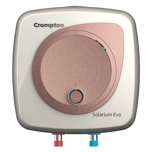 Crompton Storage Water Heater 10L Capacity 5 Star Rated with Powerful Heating Element Solarium Evo