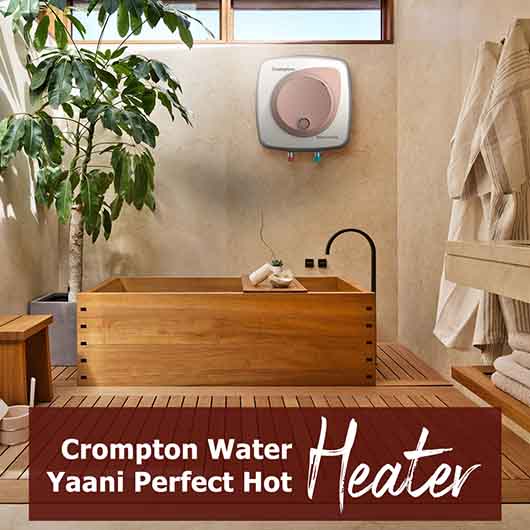 Crompton Storage Water Heater 15L Capacity 5 Star Rated with Powerful Heating Element Solarium Evo