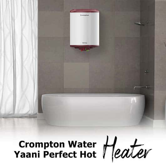 Crompton Storage Water Heater 15L Capacity 5 Star Rated with PUF Insulated Versa