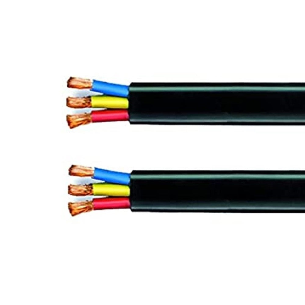 Finolex 3 Core Flat Cable with Bare Copper Conductor Insulated & Sheathed with PVC