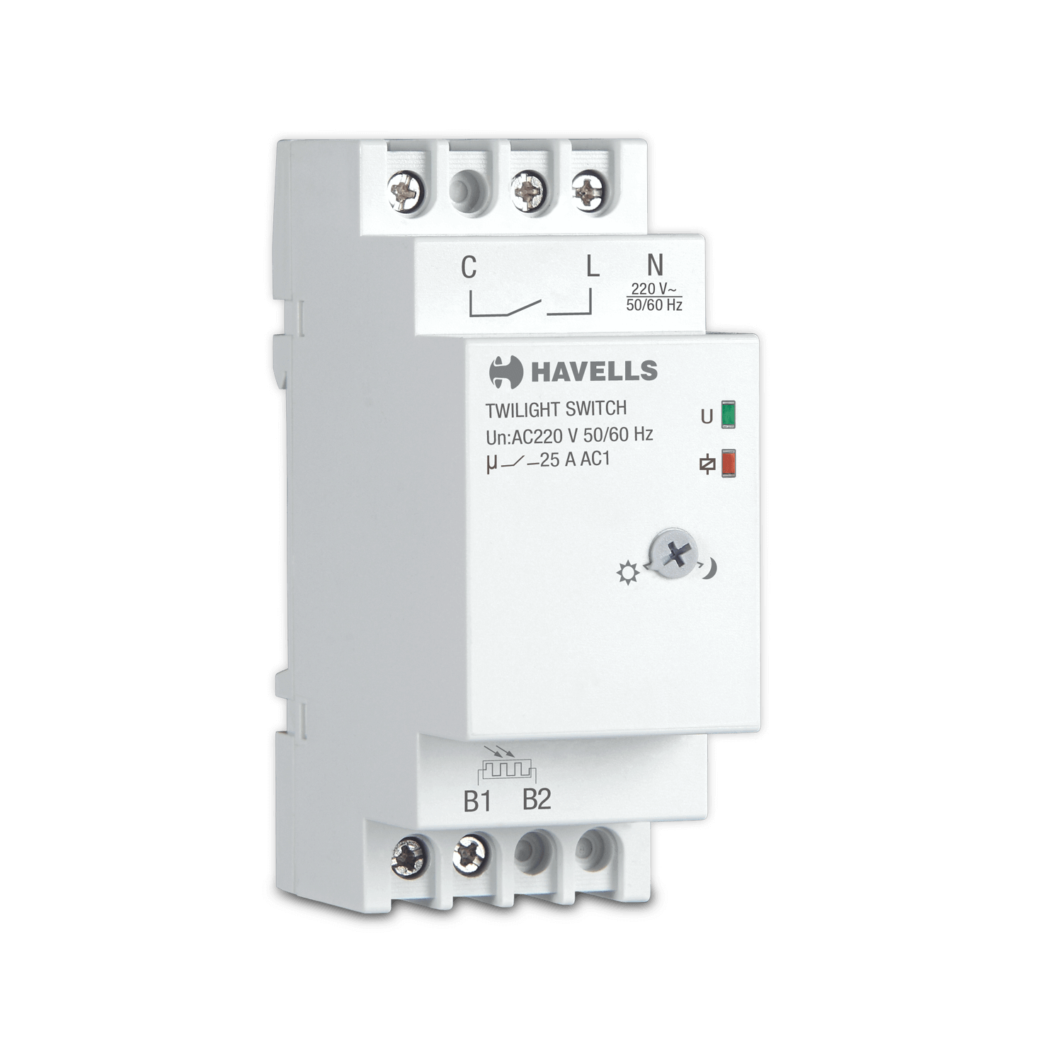 Havells Twilight Time Switch 25A DHTPNN025 (Pack of 2)