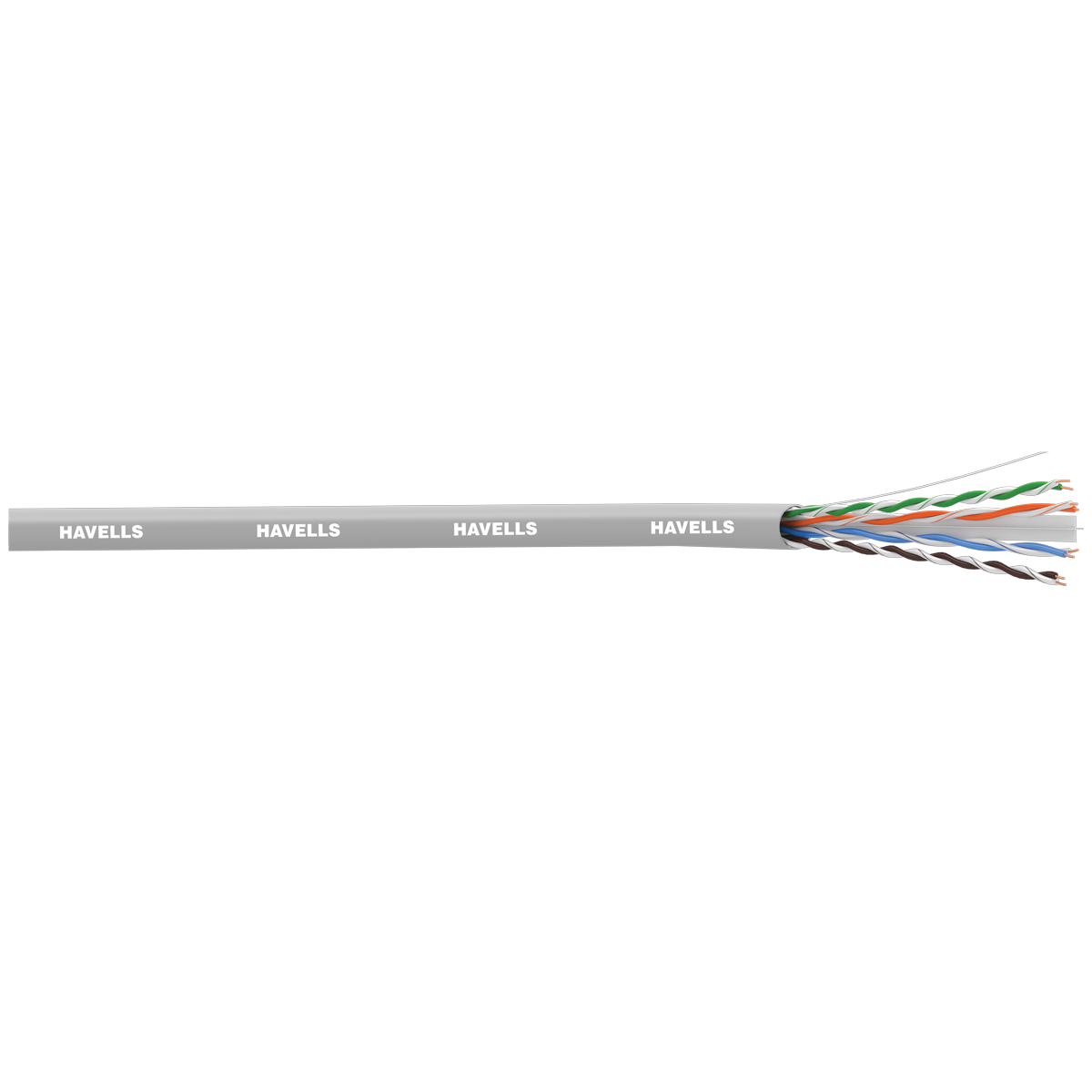 Havells Computer LAN Network Cable Electrolytic Grade Solid Annealed Bare Copper Conductor Cable 305m